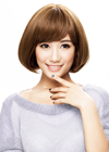 wigs2you全假发 日本正品 耐热 中长 卷 斜刘海 优雅 修脸 可爱 蓬松 时尚BOB头 W-1001